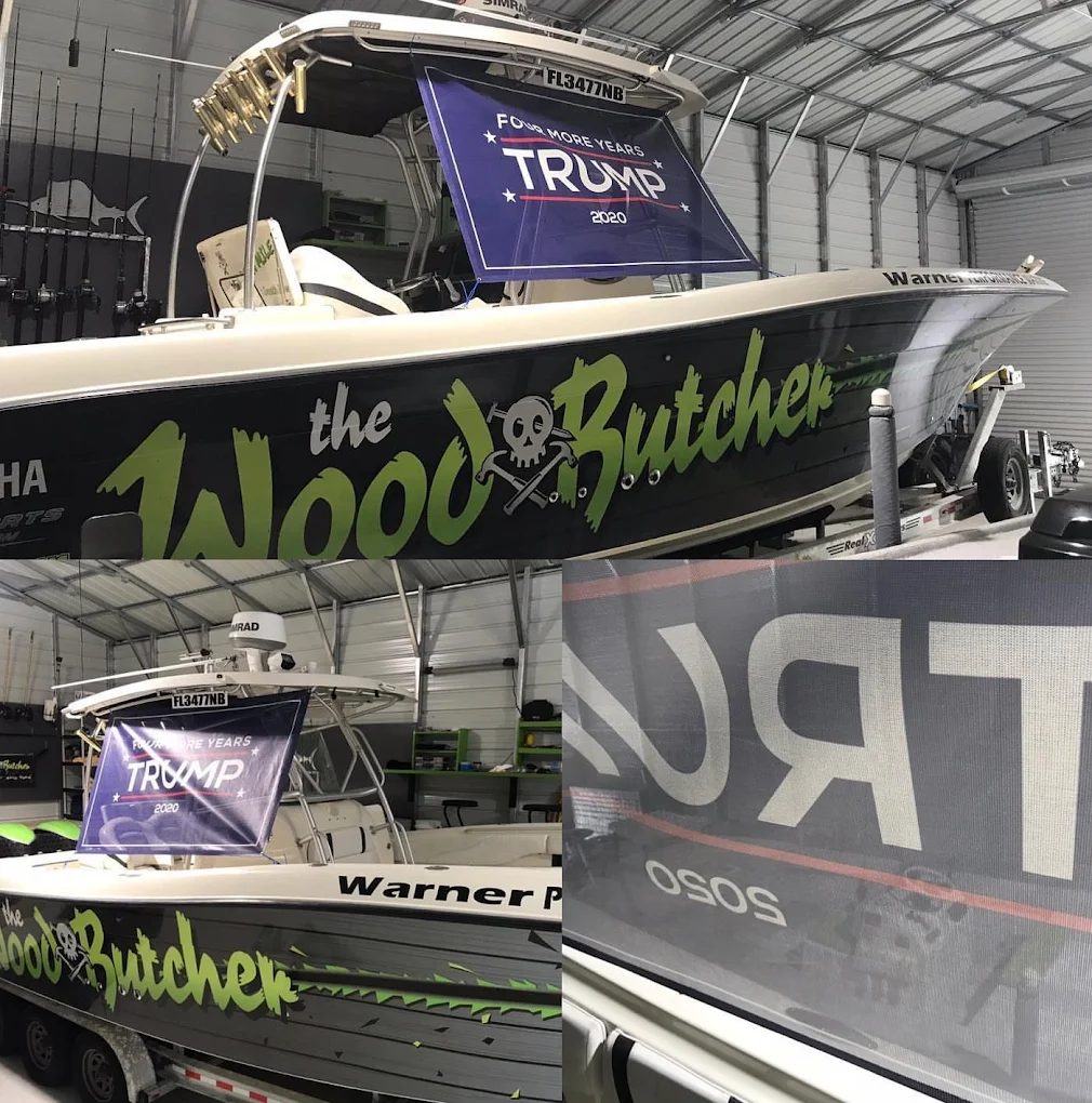 Boat Wrap Graphics Tarpon Springs — Fly Visuals FL