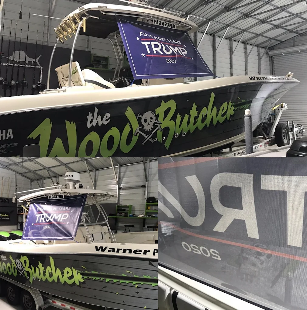 Boat Wrap Graphics Tarpon Springs — Fly Visuals FL