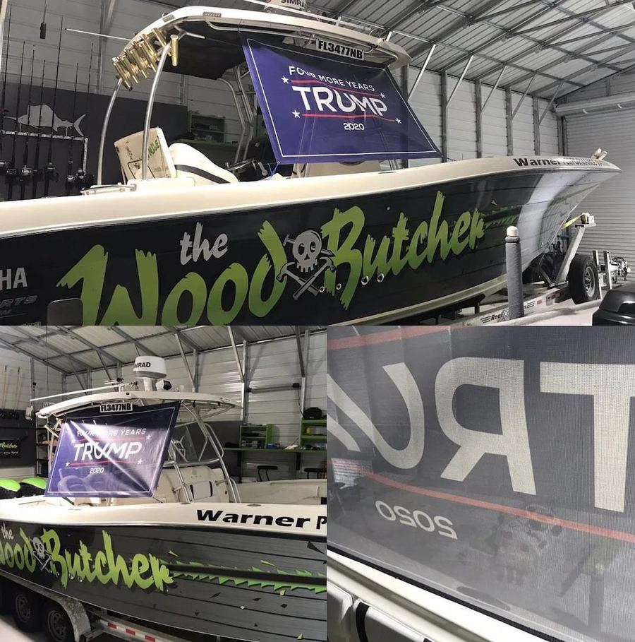 Boat Wrap Graphics Tarpon Springs — Fly Visuals FL