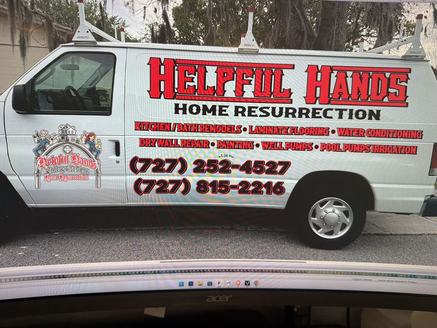 Helpful Hands Home Resurrection Van Wrap Design — Fly Visuals FL