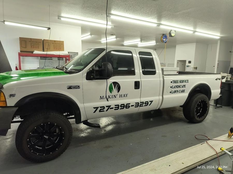Landscaping Truck Wrap — Fly Visuals New Port Richey FL