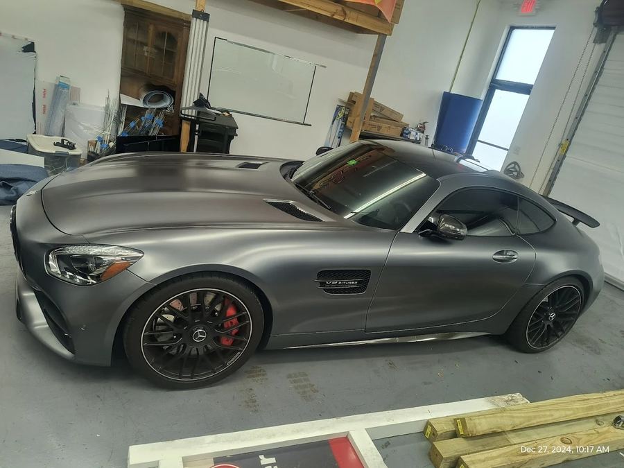 Mercedes-Benz Color Change Grey Wrap — Fly Visuals New Port Richey FL