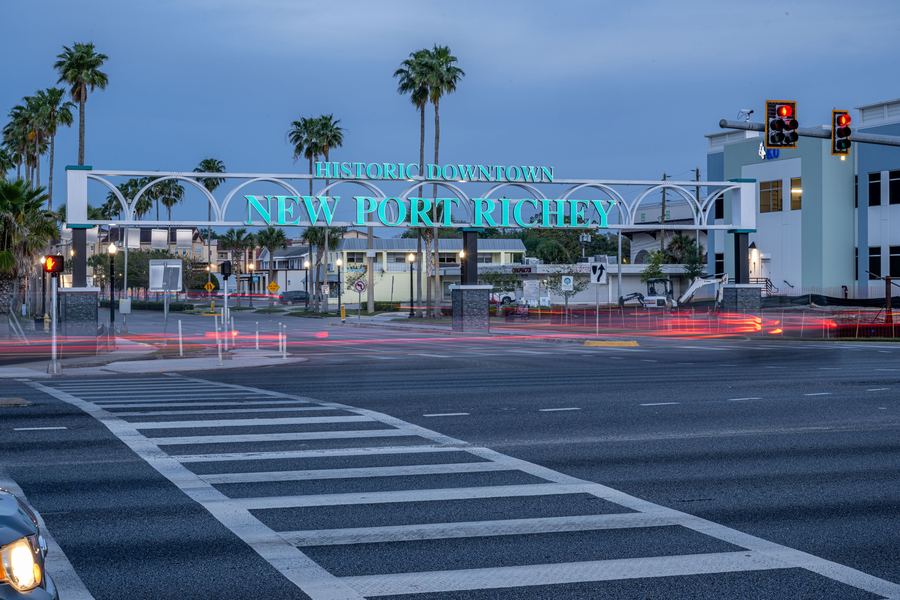 New Port Richey Sign — Fly Visuals FL