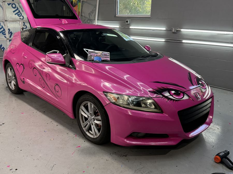 Honda CR-Z Anime Eyes and Heart Decals — Fly Visuals FL