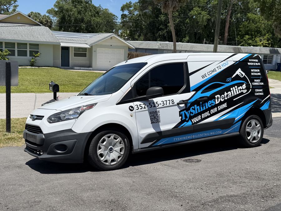 TyShines Detailing Van Wrap — Fly Visuals FL