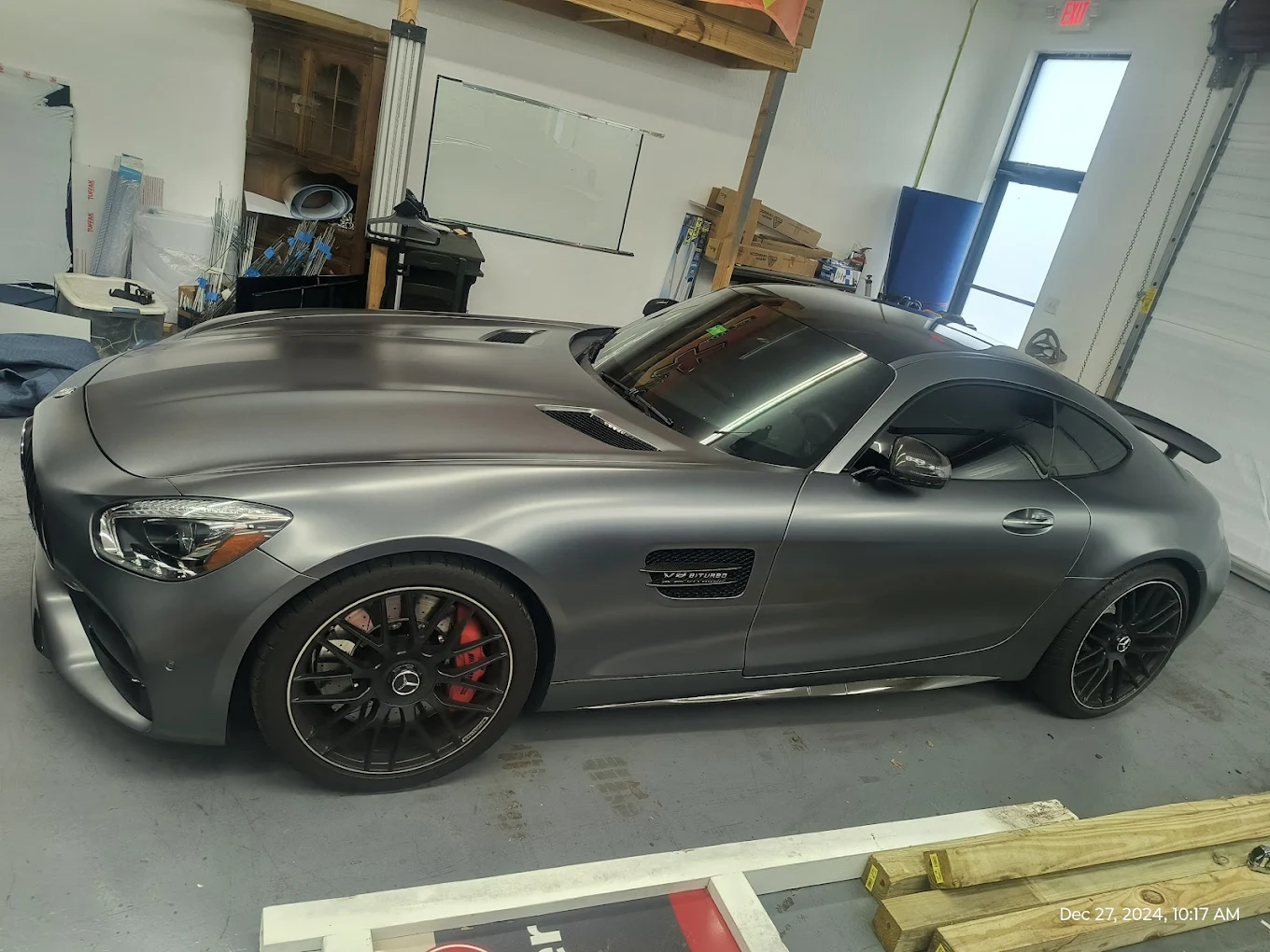 Mercedes-Benz Color Change Grey Wrap — Fly Visuals New Port Richey FL