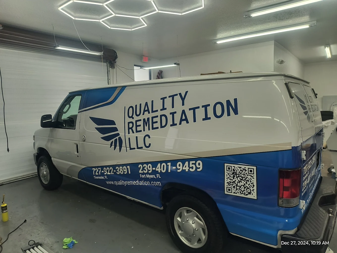 Quality Remediation Service Van Wrap — Fly Visuals New Port Richey FL